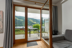 Ausblick auf die Terrasse