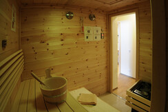 private Sauna im Appartement Alpenrose