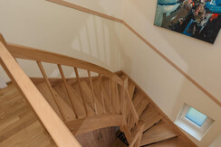 Apartment split into two floors