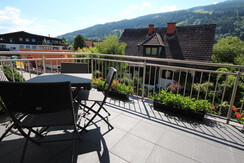 Cosy sitting area on the balcony