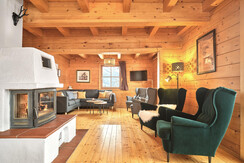 Alpenglück Chalet - Wohnbereich