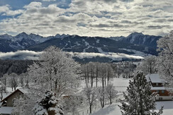 Ausblick Richtung Süden im Winter