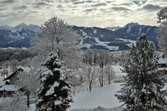 Ausblick Richtung Süden im Winter