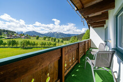 Balkon Bergblick