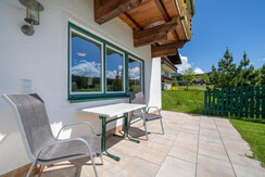 Terrasse Sitzgelegenheit Bergblick