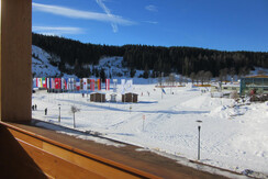 Winter view from balcony