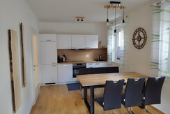 Küche und Essbereich