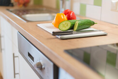 Voll ausgestattete Küche