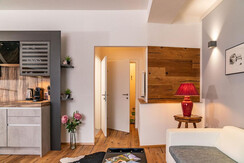 Genügend Freiraum im Apartment Greisslerei