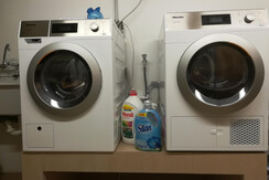 Waschmaschine Trockner gegen Gebühr