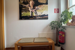 Alpenwelt Vorhaus mit Schuhtrockner Skiständer