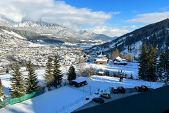 Aussicht vom Balkon nach Schladming