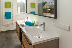 bad 1 doppelwaschbecken ferienwohnung ahorn ramsau