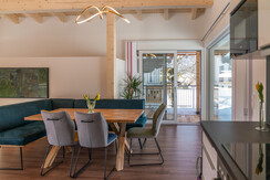 esstisch u fernseher ferienwohnung ahorn ramsau am