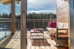 terrasse süd ferienwohnung ahorn ramsau am dachste