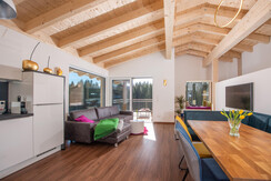 wohnzimmer richtung süd ferienwohnung ahorn ramsau