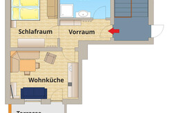 Skizze Appartement Hauser Kaibling