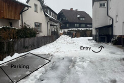 Parken & Eingang