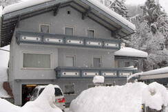 Haus im Winter