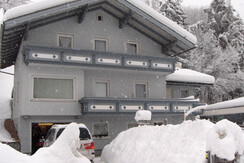Haus im Winter