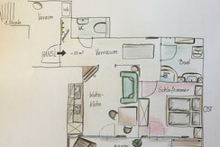 Grundriss Appartement Hans´l