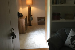 Blick ins Schlafzimmer Appartement Finis