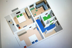 Grundriss des Appartement