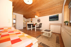 Wohnzimmer im Appartement Oliver