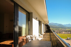 Access to the balcony from bed- and living room
