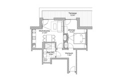 Grundriss Appartement Vevi