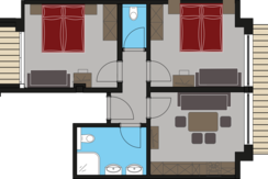 Planai Raumaufteilung