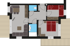 Reiteralm Raumaufteilung