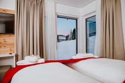 Hochwurzen Schlafzimmer AUssicht Stadei