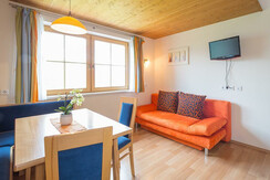App Dachstein Wohnraum mit ausziehbSchlafsofa