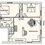Pomiń zdjęcie Apartament, prysznic, WC, 1 pokój do spania