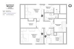 Appartement Meissnitzer - 2. OG - Skizze