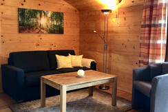 Wohnraum mit Schlafsofa