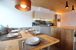 Appartement Licht gemütlicher Essbereich