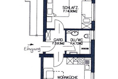 Grundriss Ferienwohnung Hauser Kaibling