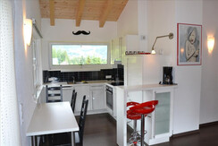 Voll ausgestatteter Küchenblock