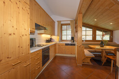 Kitchen with dining table
