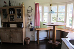 Chalet Hoamatl - Küche mit toller Aussicht