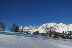 Blick zum Dachsteinmasiv
