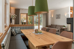 living / kitchen area with entrance to the sun terrace