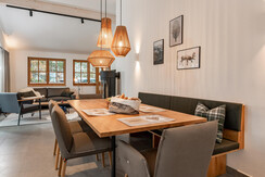 living and dining area