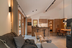 living roomwith direct access to the sun terrace