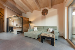 Sauna im Wohnzimmer