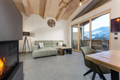 Ausblick auf den Balkon