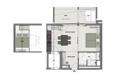 Grundriss Penthouse Studio