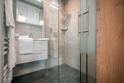 Bathroom with rain shower